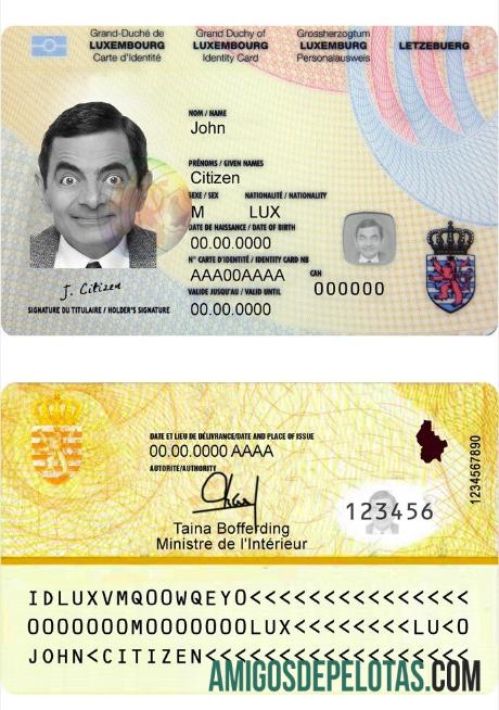 Modelo de identificação de Luxemburgo